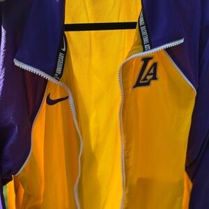 Nike Purple and Yellow Lightweight Jacket